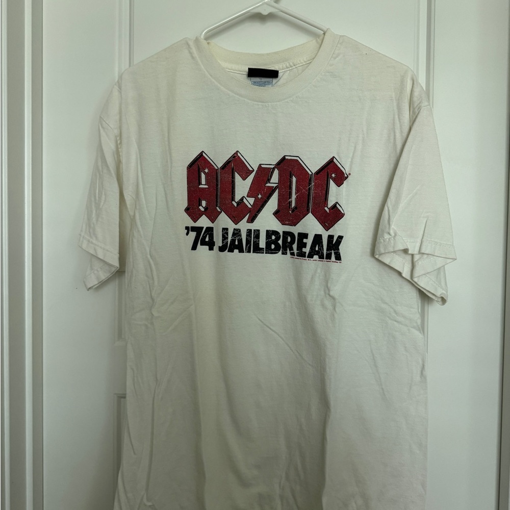AC/DC '74 Jailbreak Graphic Tee - White